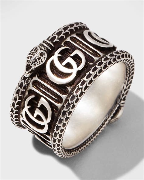 gucci ring mens snake